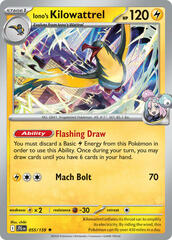 Iono's Kilowattrel - 055/159 - Rare - Non-Holo Theme Deck Exclusive