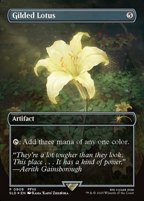 Gilded Lotus (0909) - Rainbow Foil