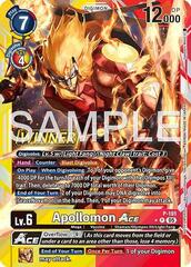 Apollomon ACE (Store Tournament 2025 Vol.3 Winner Pack) - P-191 - SR - Foil