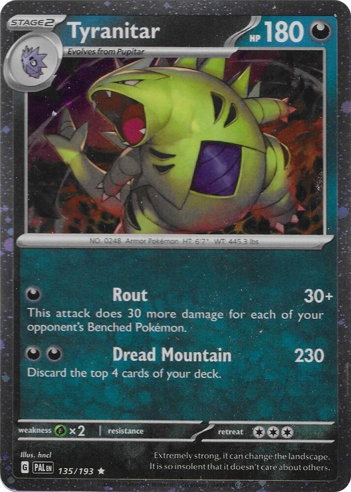 Tyranitar - 135/193 - Cosmos Holo