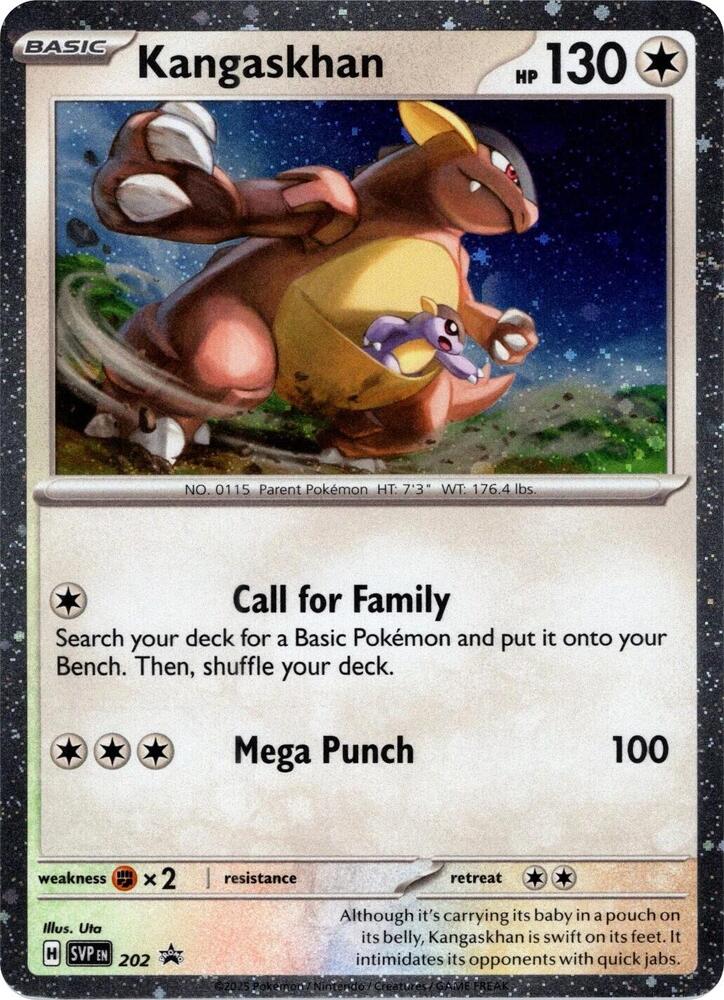 Kangaskhan - SVP202 - SVP Black Star Promos