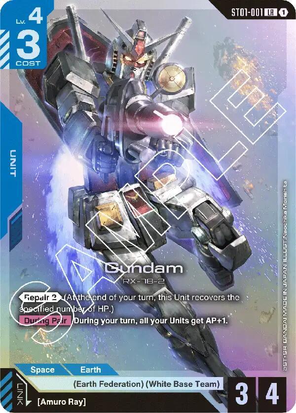 Gundam - ST01-001 - Legend Rare - Holo