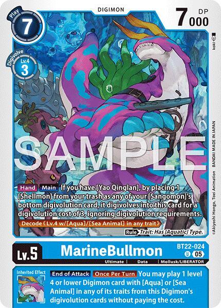 MarineBullmon - BT22-024 - U
