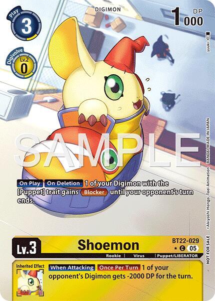 Shoemon (Box Topper) - BT22-029 - C - Foil