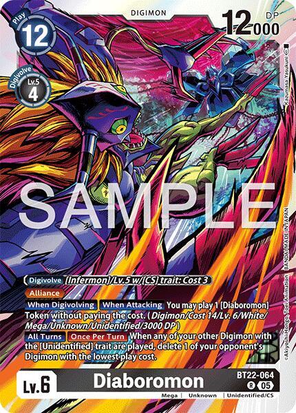 Diaboromon - BT22-064 - R - Foil