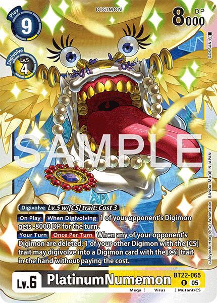 PlatinumNumemon - BT22-065 - R - Foil