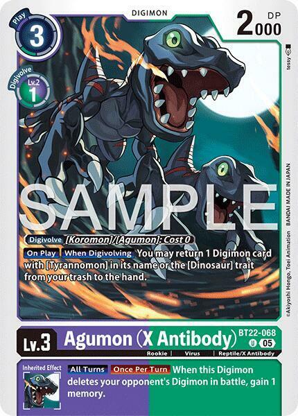 Agumon (X Antibody) - BT22-068 - U