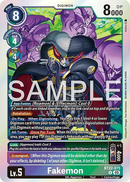 Fakemon - BT22-075 - R - Foil