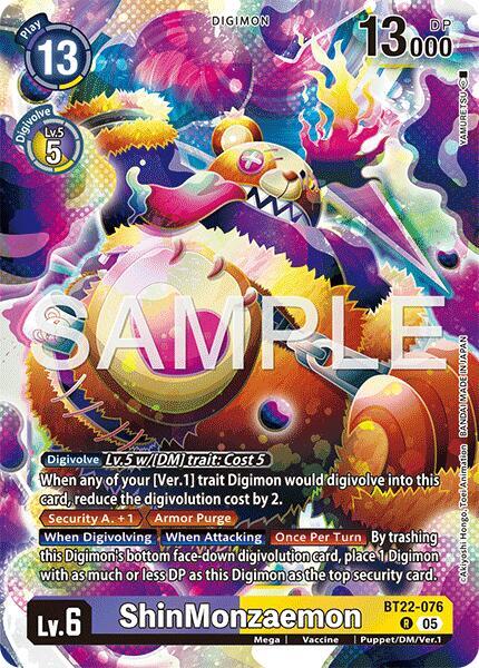 ShinMonzaemon - BT22-076 - R - Foil