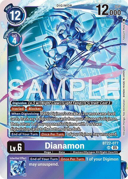 Dianamon - BT22-077 - SR - Foil