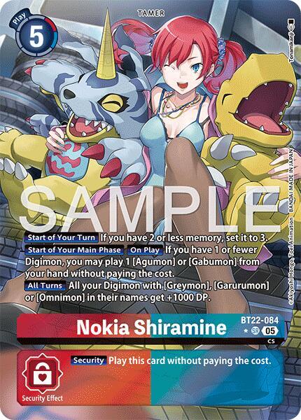 Nokia Shiramine (Alternate Art) - BT22-084 - SR - Foil