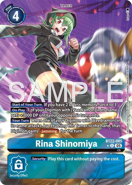 Rina Shinomiya (Alternate Art) - BT22-085 - R - Foil