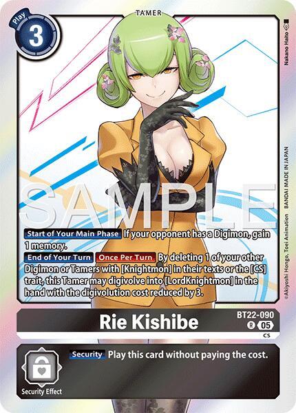 Rie Kishibe - BT22-090 - R - Foil