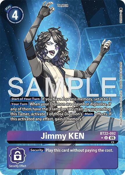 Jimmy KEN (Alternate Art) - BT22-092 - U - Foil