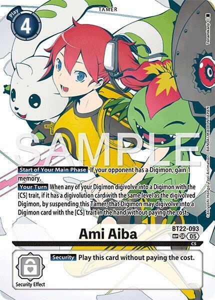 Ami Aiba (SP) - BT22-093 - SR - Foil