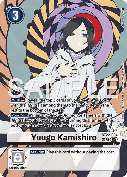 Yuugo Kamishiro (SP) - BT22-094 - SR - Foil