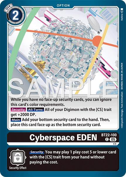 Cyberspace EDEN - BT22-100 - C