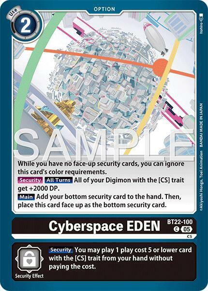 Cyberspace EDEN - BT22-100 - C