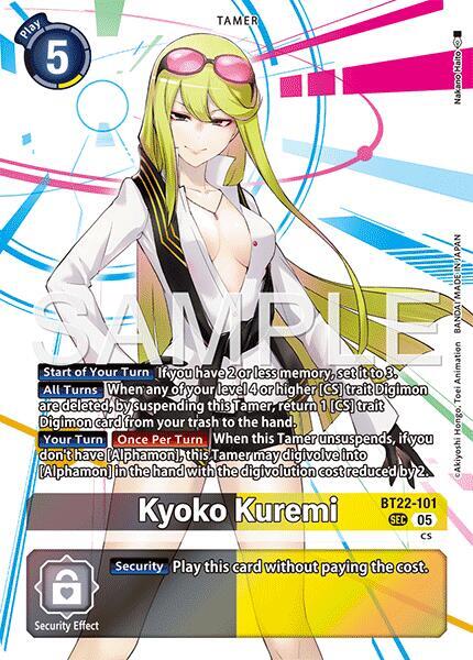 Kyoko Kuremi - BT22-101 - SEC - Foil