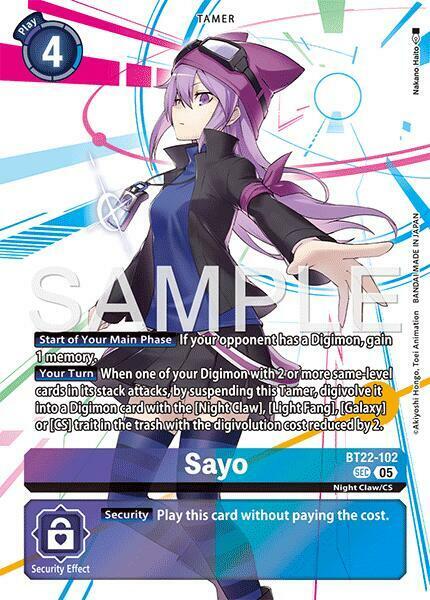 Sayo - BT22-102 - SEC - Foil