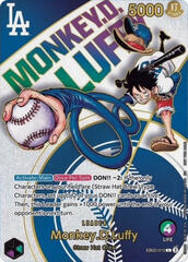 Monkey.D.Luffy (Dodgers x ONE PIECE) - EB02-010 - L - Foil