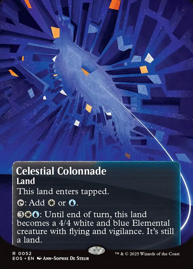 Celestial Colonnade (0052) - Borderless