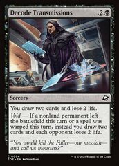 Decode Transmissions - Foil
