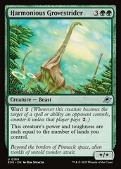 Harmonious Grovestrider - Foil