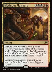Mutinous Massacre - Foil