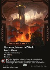 Kavaron, Memorial World - Foil - Borderless