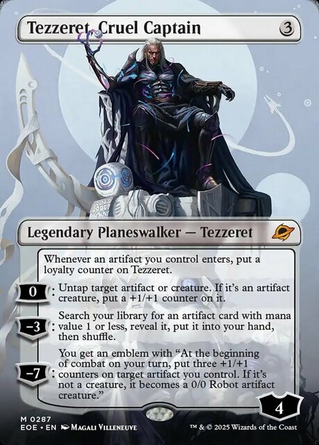 Tezzeret, Cruel Captain - Foil - Borderless