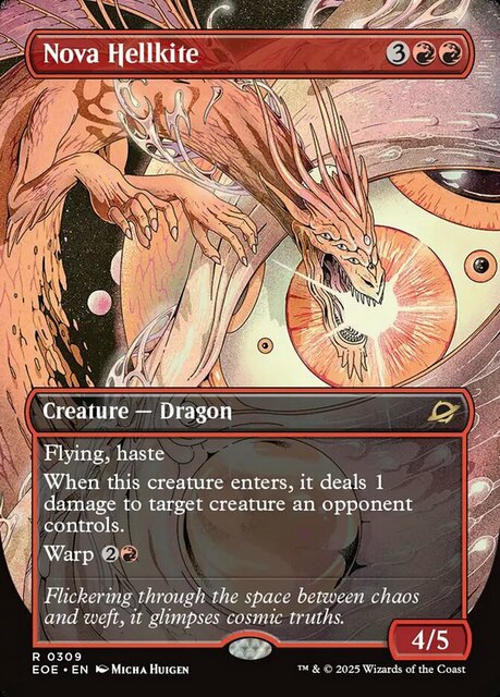 Nova Hellkite - Foil - Borderless