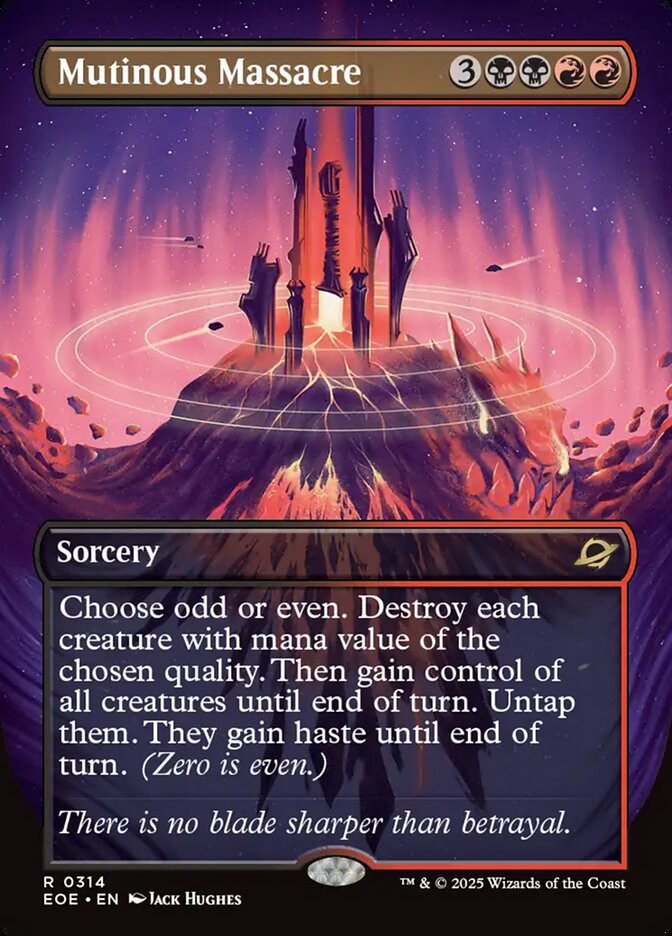 Mutinous Massacre - Foil - Borderless