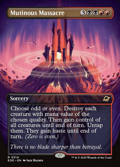 Mutinous Massacre - Foil - Borderless