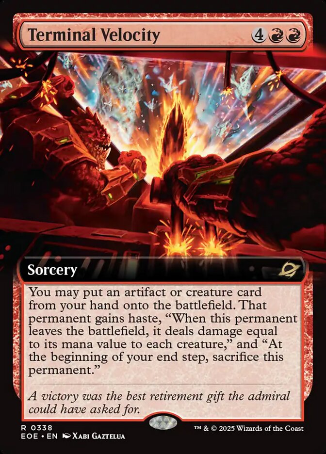 Terminal Velocity - Foil - Extended Art