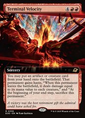 Terminal Velocity - Foil - Extended Art