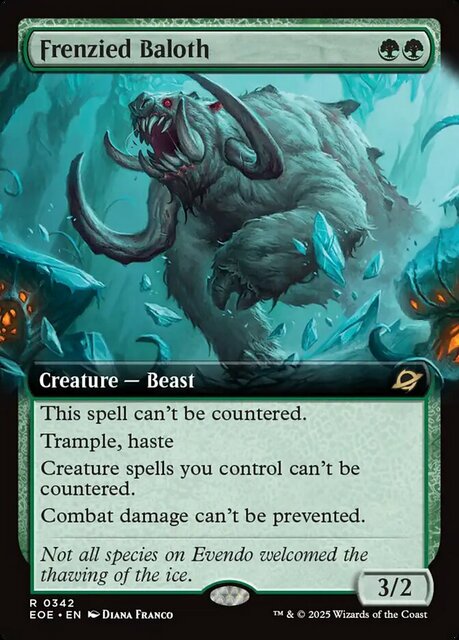 Frenzied Baloth - Extended Art