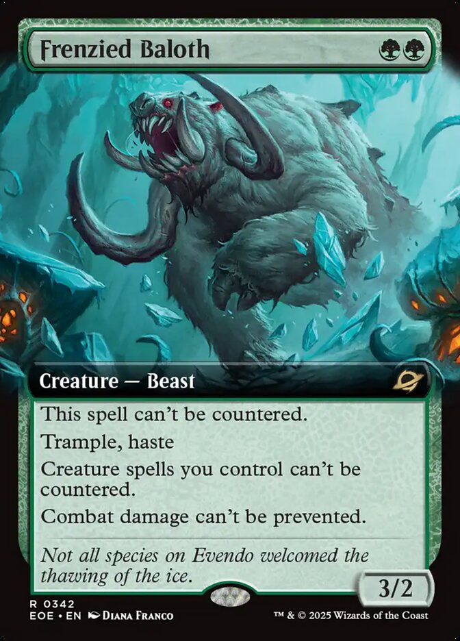 Frenzied Baloth - Foil - Extended Art