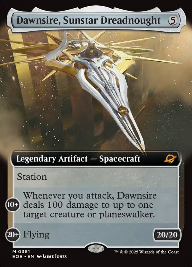 Dawnsire, Sunstar Dreadnought - Extended Art