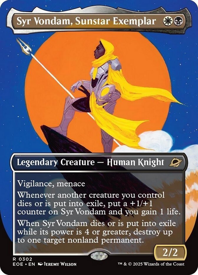Syr Vondam, Sunstar Exemplar - Borderless