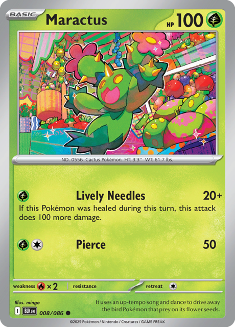 Maractus - 008/086 - Common - Reverse Holo