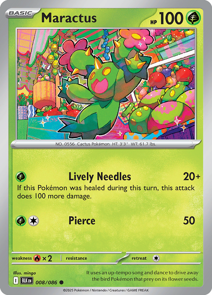Maractus - 008/086 - Common - Reverse Holo