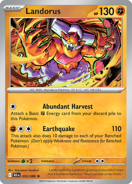 Landorus - 053/086 - Rare - Reverse Holo