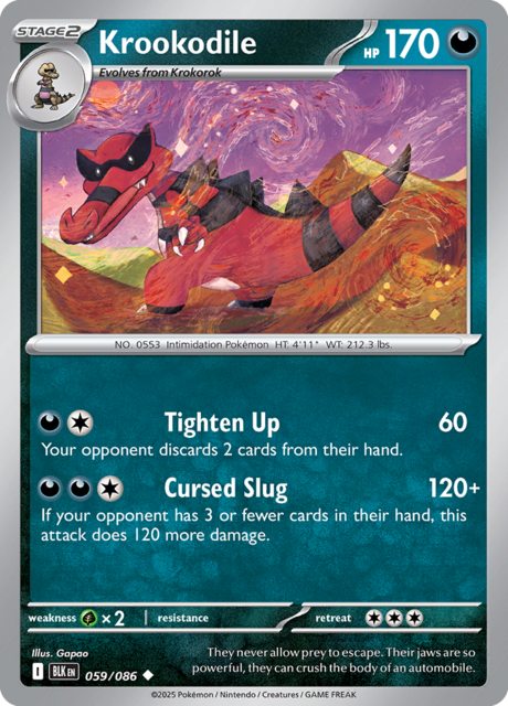 Krookodile - 059/086 - Uncommon