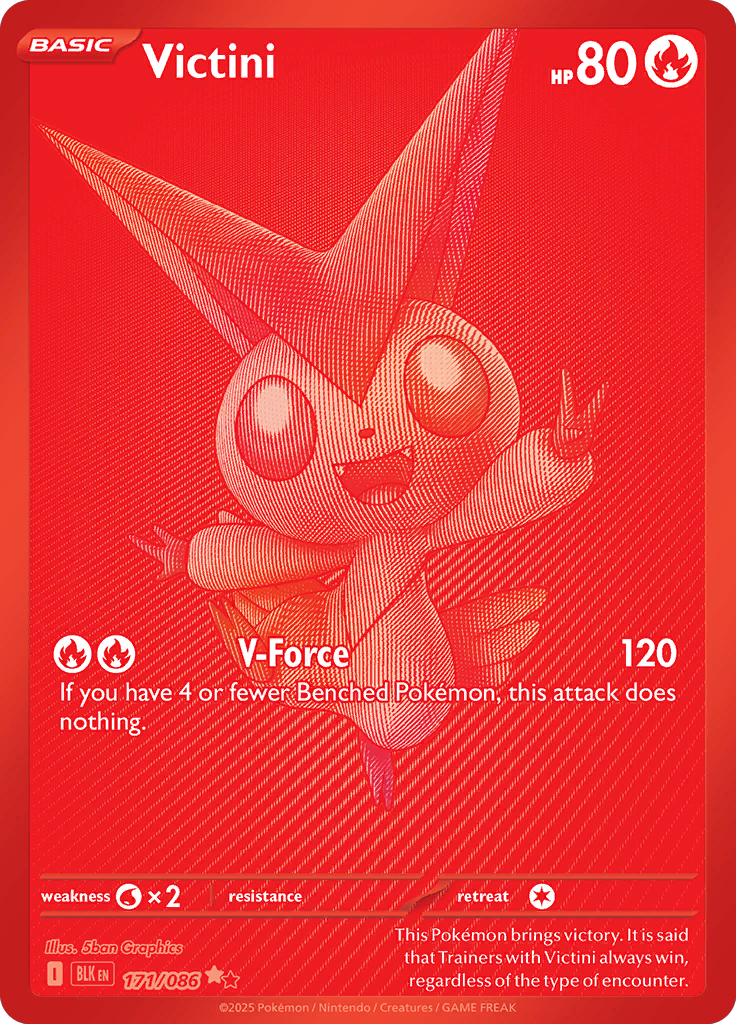 Victini - 171/086 - Black White Rare