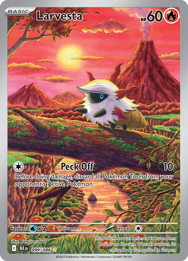 Larvesta - 099/086 - Illustration Rare