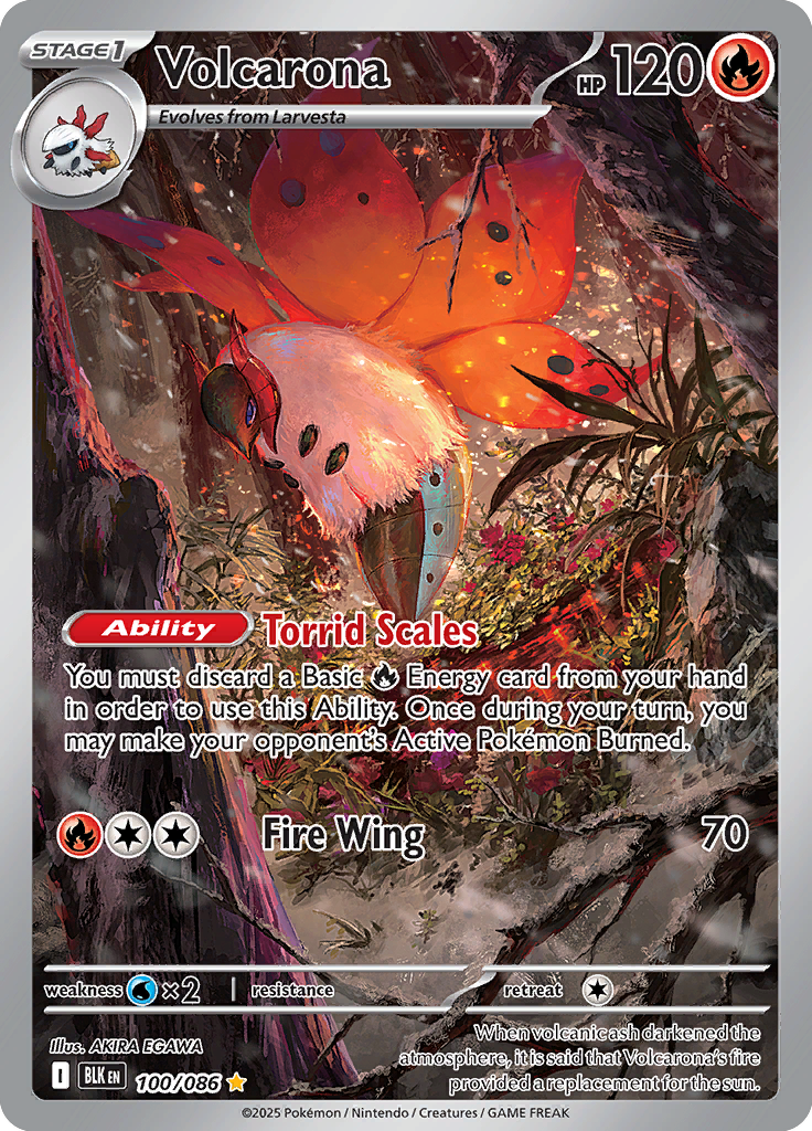 Volcarona - 100/086 - Illustration Rare