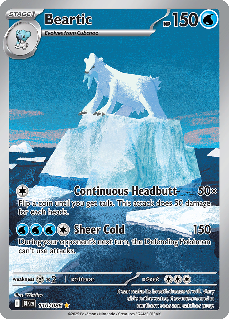 Beartic - 110/086 - Illustration Rare