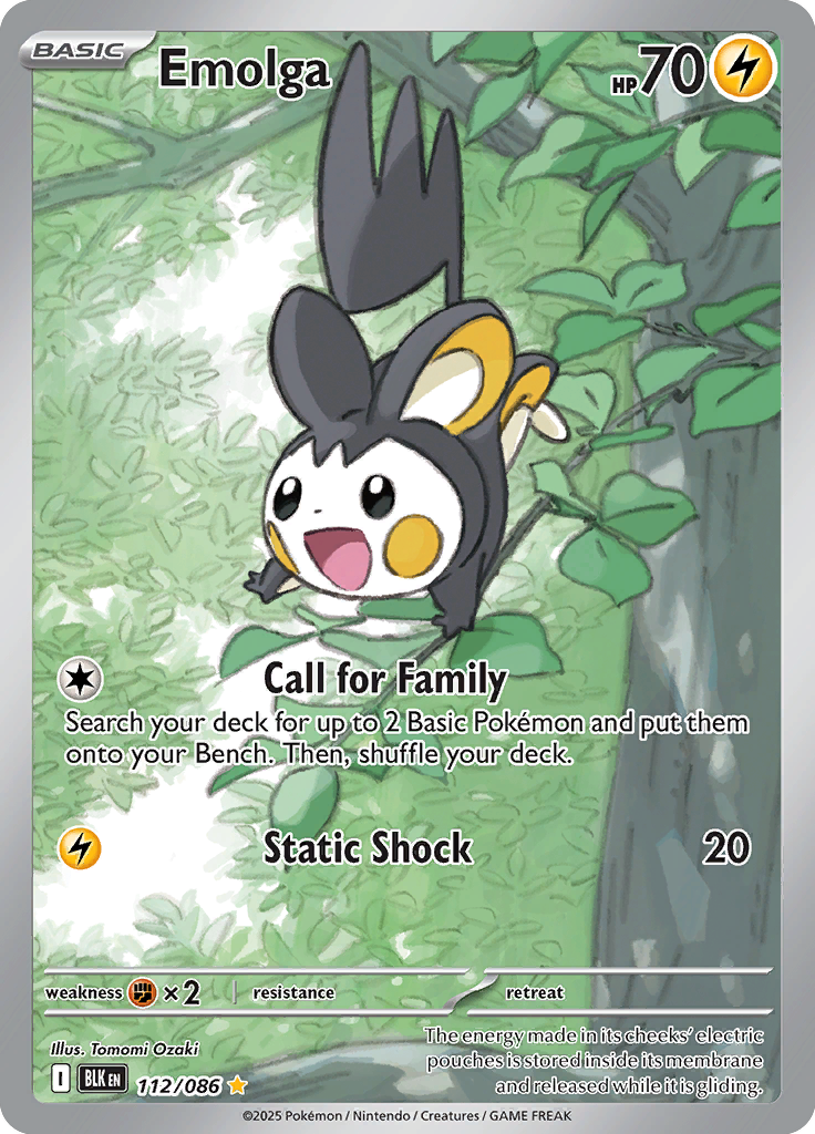 Emolga - 112/086 - Illustration Rare
