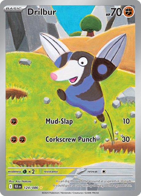 Drilbur - 124/086 - Illustration Rare